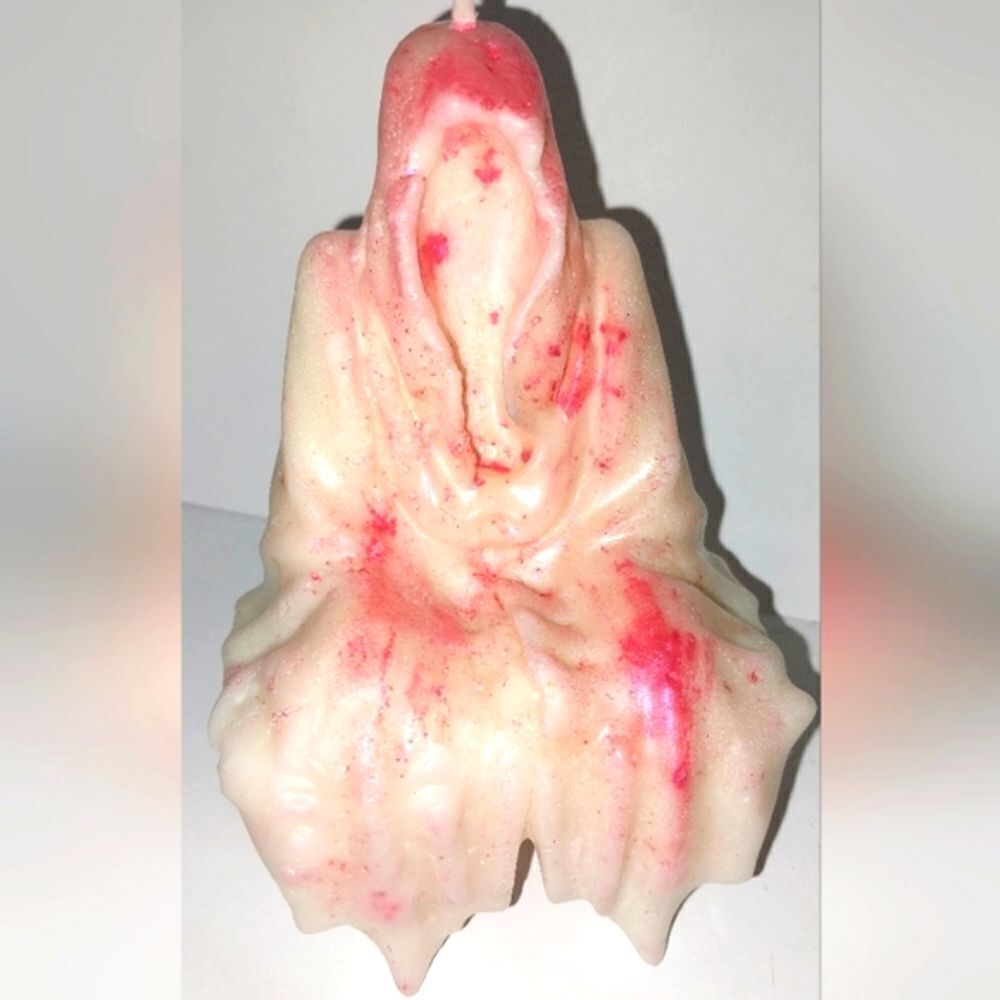 Hand crafted limited edition Grim reaper candle